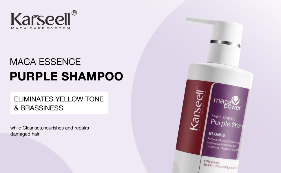 Karseell_maca_power_Purple_Shampoo_Professional_Neutralizes_Brass_&_Yellow_Tones_For_Bl (5)