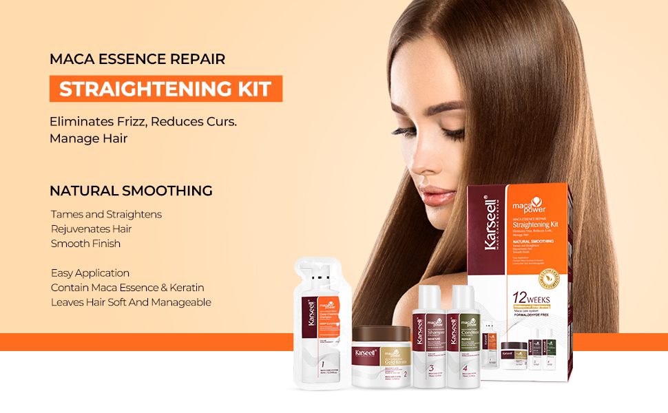 Karseell Maca essence repair Straightening Kit