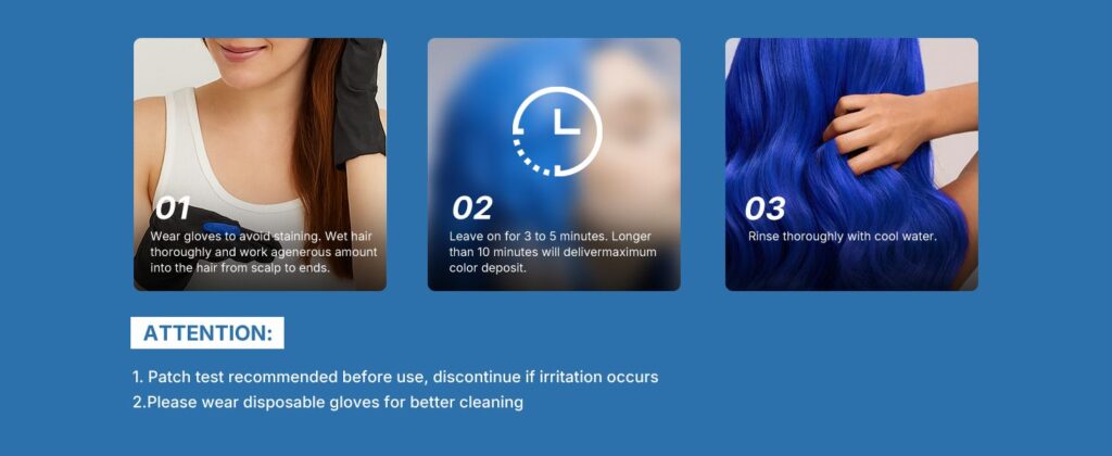 Karseell Blue Hair Color Depositing Mask