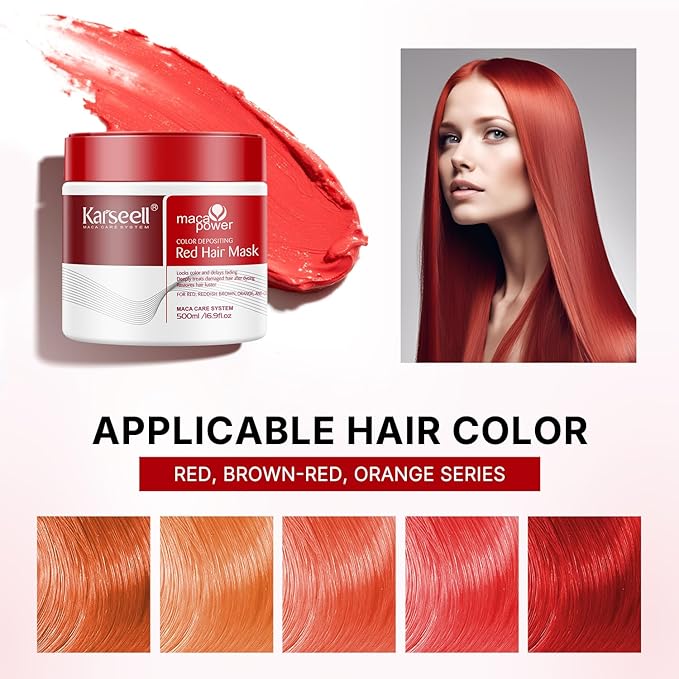 Karseell Color Depositing Red Hair Mask